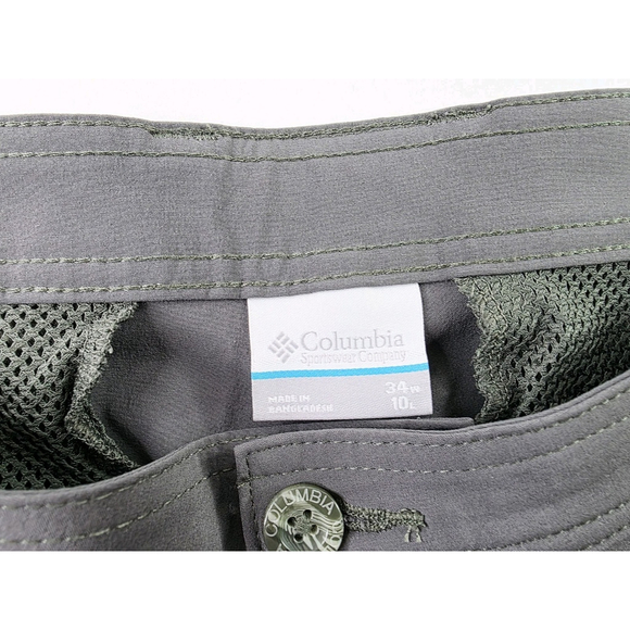 Columbia PFG Fishing Outdoor Shorts Men's Gray Size 34 - Picture 5 of 5